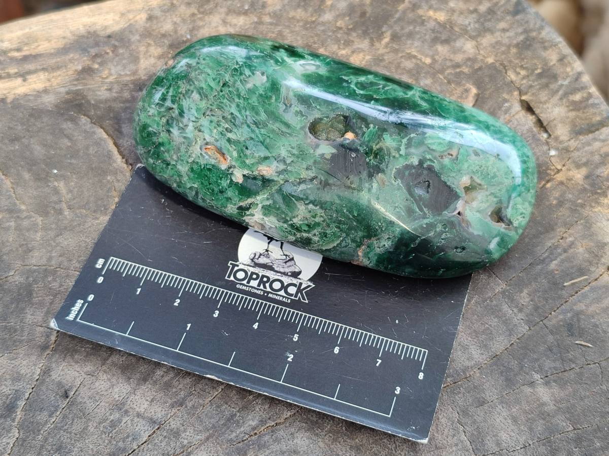 Polished Emerald Mtorolite Free Forms x 6 From Mutorashanga, Zimbabwe - Toprock Gemstones and Minerals 