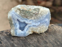 Natural Blue Lace Agate Geode Specimens x 20 From Nsanje, Malawi