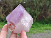 Polished Window Amethyst Quartz Crystals x 3 From Akansobe, Madagascar - Toprock Gemstones and Minerals 