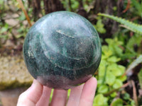 Polished Green Fuchsite Spheres x 2 From Madagascar