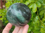 Polished Green Fuchsite Spheres x 2 From Madagascar - Toprock Gemstones and Minerals 