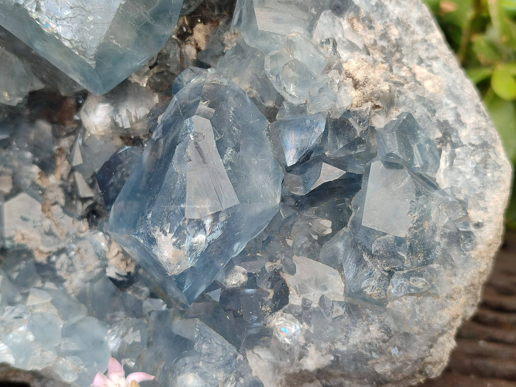 Natura Celestite Geode Specimen x 1 From Sakoany, Madagascar - Toprock Gemstones and Minerals 