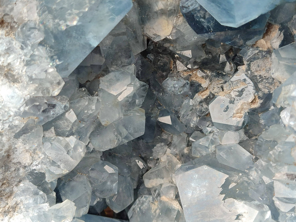 Natura Celestite Geode Specimen x 1 From Sakoany, Madagascar - Toprock Gemstones and Minerals 