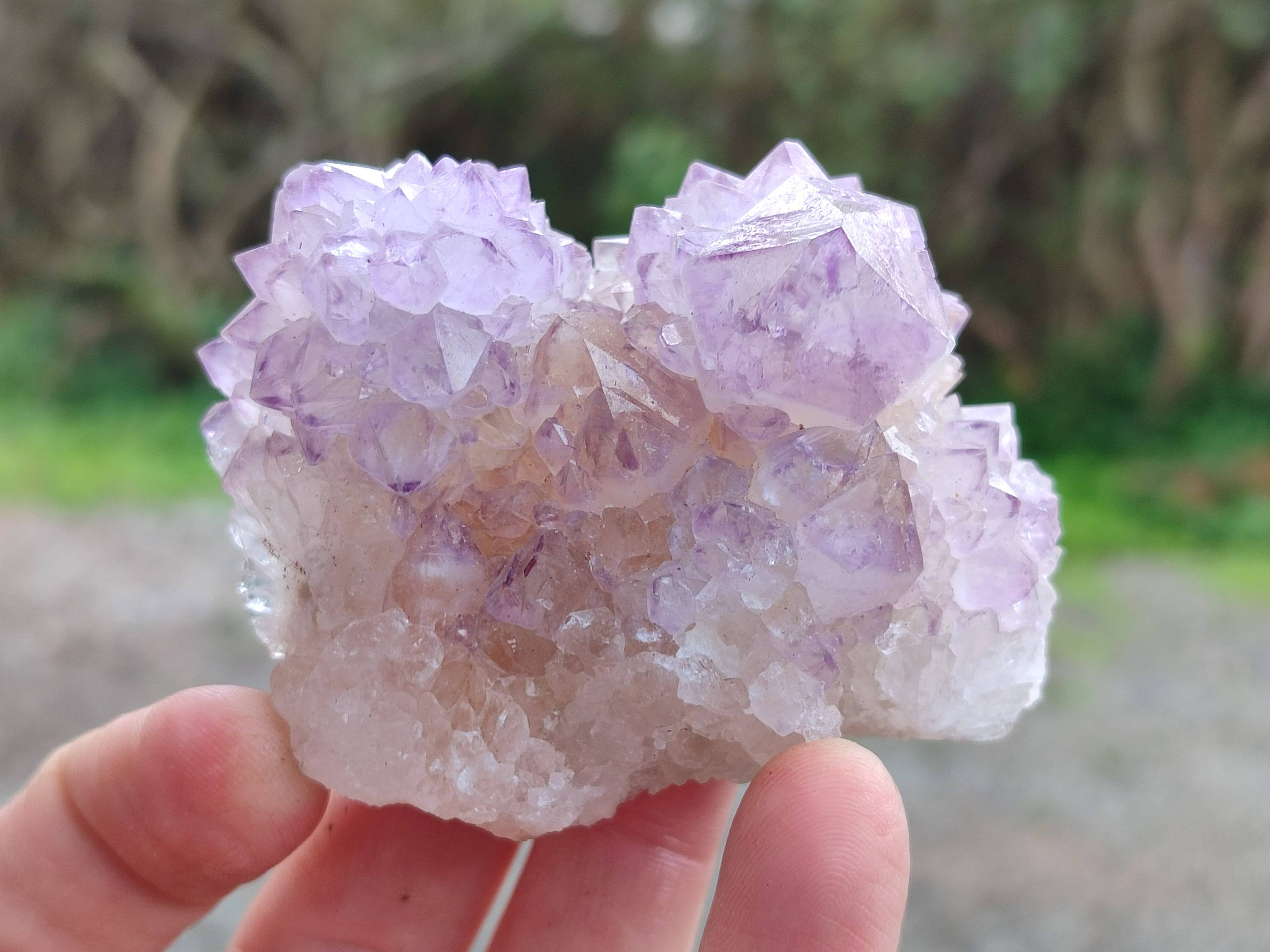 Natural Amethyst Spirit Quartz Specimens x 12 From Boekenhouthoek, South Africa - Toprock Gemstones and Minerals 