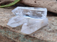 Polished Clear Quartz Crystals x 6 From Madagascar - Toprock Gemstones and Minerals 