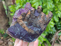 Natural Metallic Purpurite Cobbed Specimens x 2 From Erongo, Namibia