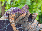 Natural Metallic Purpurite Cobbed Specimens x 2 From Erongo, Namibia - Toprock Gemstones and Minerals 