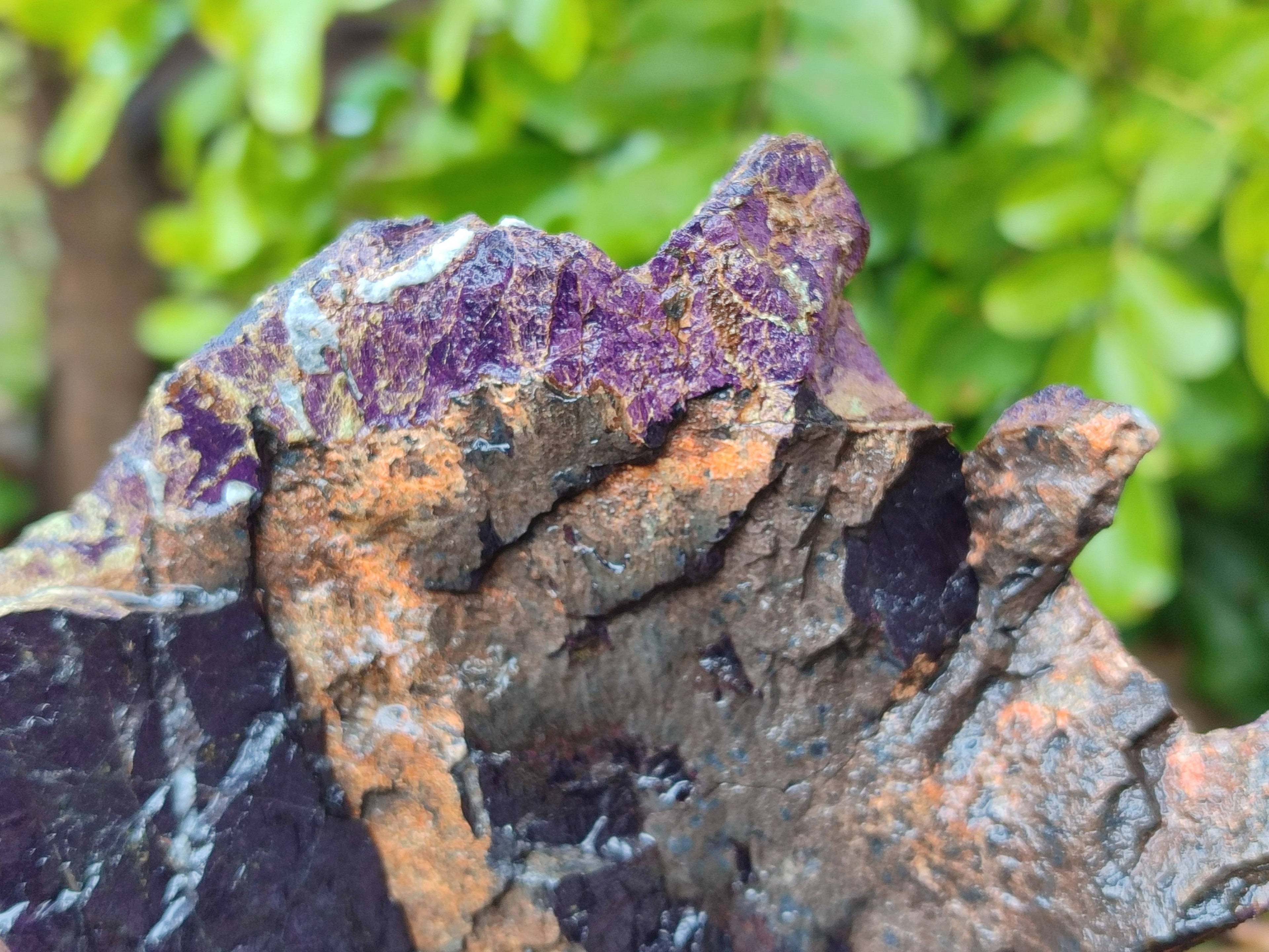 Natural Metallic Purpurite Cobbed Specimens x 2 From Erongo, Namibia - Toprock Gemstones and Minerals 