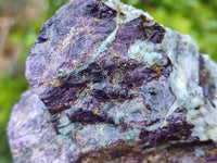 Natural Metallic Purpurite Cobbed Specimens x 2 From Erongo, Namibia