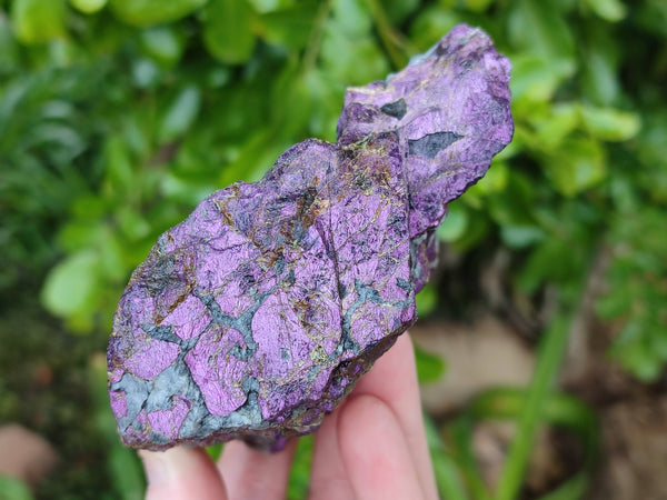 Natural Metallic Purpurite Cobbed Specimens x 2 From Erongo, Namibia