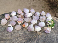 Natural Amethyst Spirit Quartz Specimens x 35 From Boekenhouthoek, South Africa