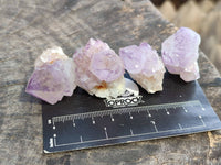 Natural Amethyst Spirit Quartz Specimens x 35 From Boekenhouthoek, South Africa