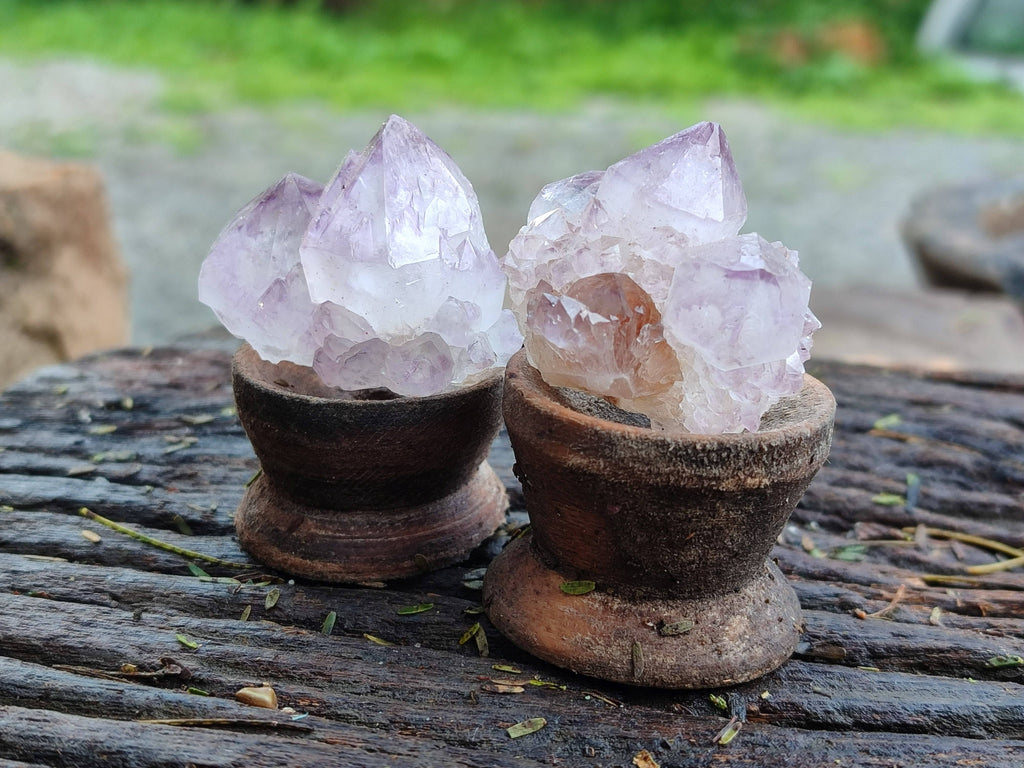 Natural Amethyst Spirit Quartz Specimens x 35 From Boekenhouthoek, South Africa - Toprock Gemstones and Minerals 
