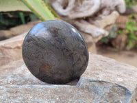 Polished Rare Pharaoh Stone Pyrite in Basalt Palm Stones x 6 Iron Duke Mine, Zimbabwe - Toprock Gemstones and Minerals 