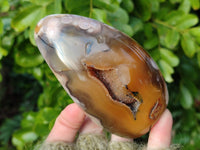 Polished Fossil Flower Agate Standing Free Forms x 4 From Antsahalova, Madagascar - Toprock Gemstones and Minerals 