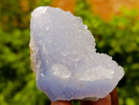 Natural Blue Lace Agate Geode Specimens x 26 From Malawi