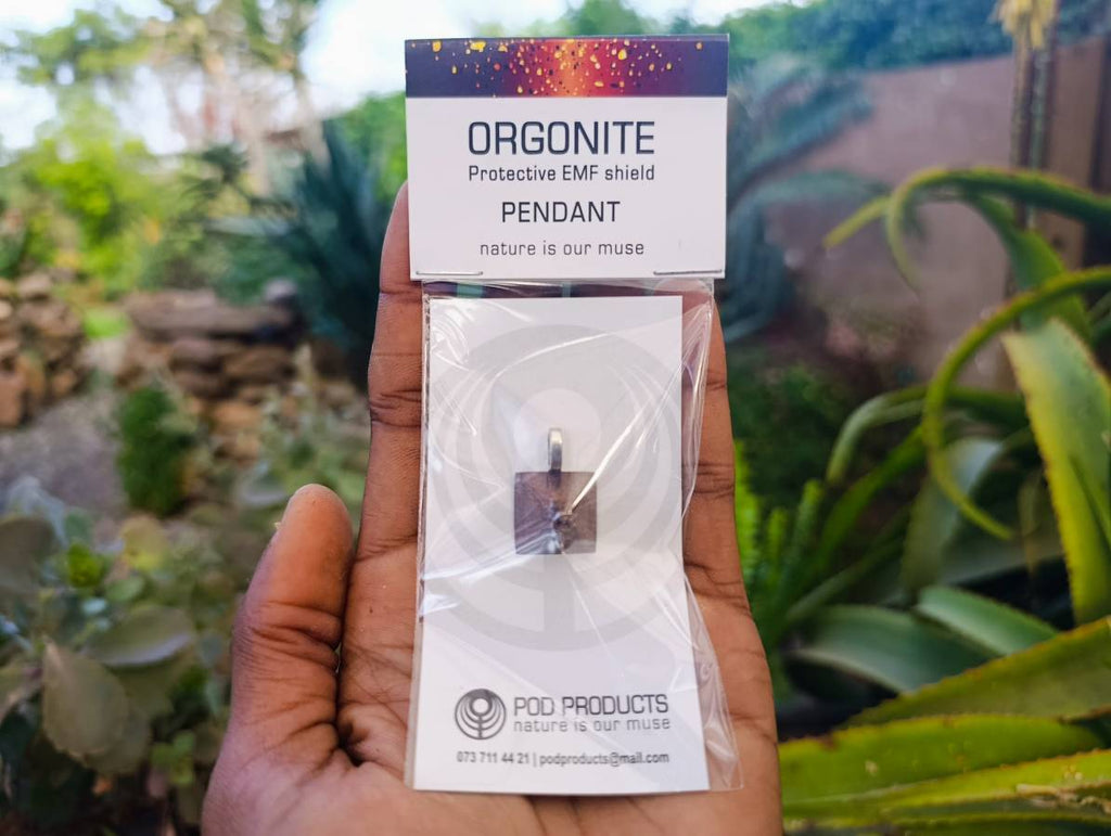 Polished Hand Crafted Pyramid Orgonite Pendants - sold per piece - From South Africa - Toprock Gemstones and Minerals 