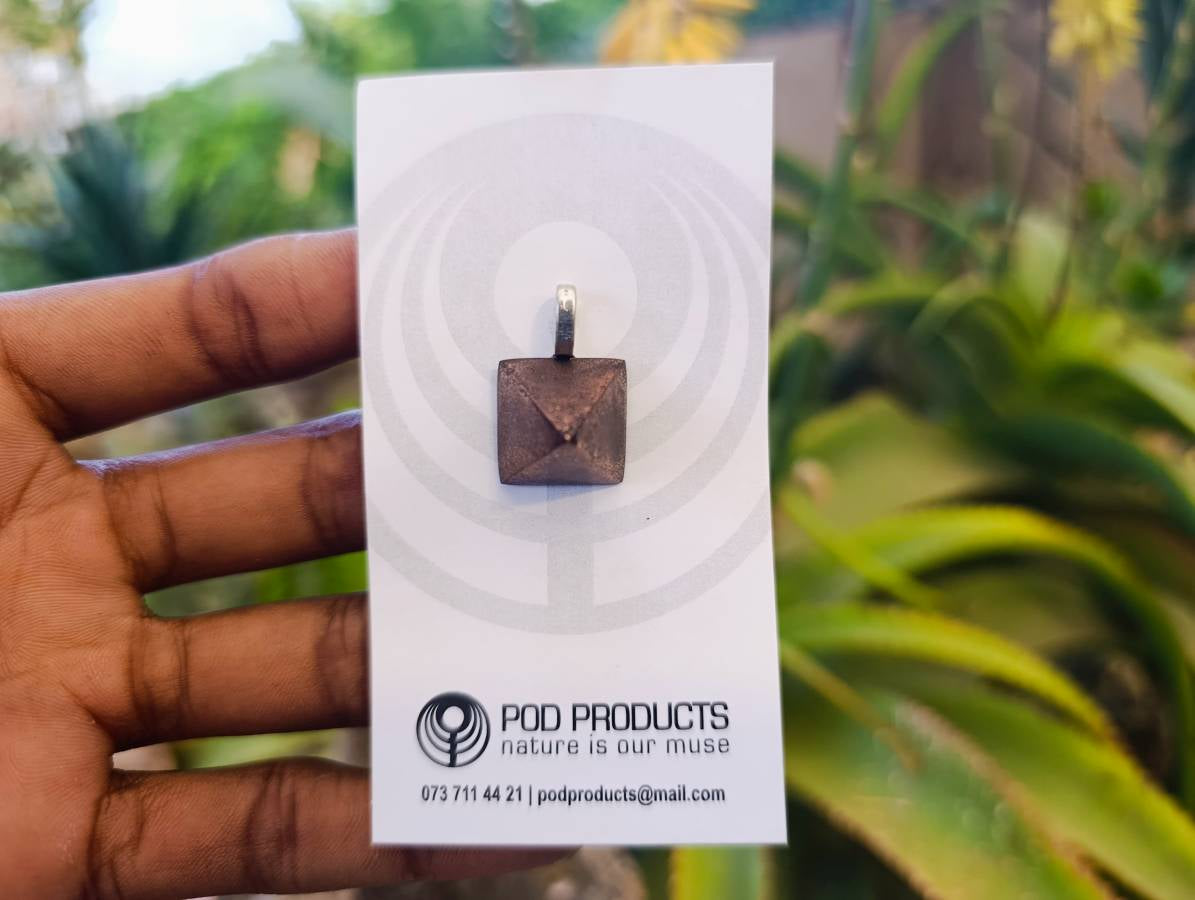 Polished Hand Crafted Pyramid Orgonite Pendants - sold per piece - From South Africa - Toprock Gemstones and Minerals 