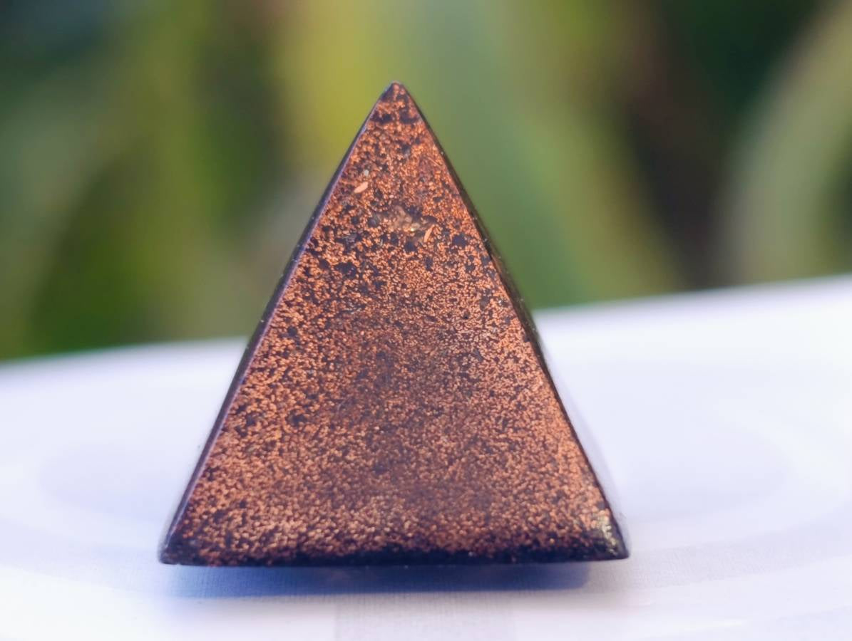 Polished Hand Crafted Pyramid Orgonite Pendants - sold per piece - From South Africa - Toprock Gemstones and Minerals 
