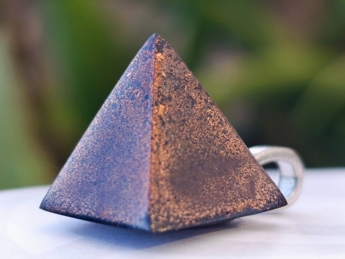 Polished Hand Crafted Pyramid Orgonite Pendants - sold per piece - From South Africa - Toprock Gemstones and Minerals 