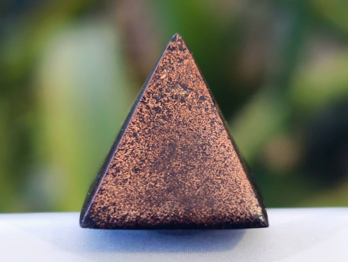 Polished Hand Crafted Pyramid Orgonite Pendants - sold per piece - From South Africa - Toprock Gemstones and Minerals 