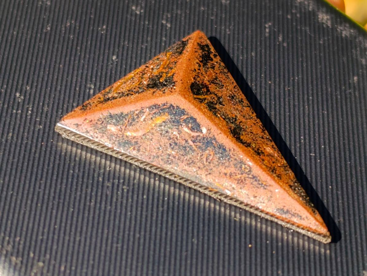 Polished Hand Crafted Orgonite Shield Pendants  - sold per piece - From South Africa - Toprock Gemstones and Minerals 