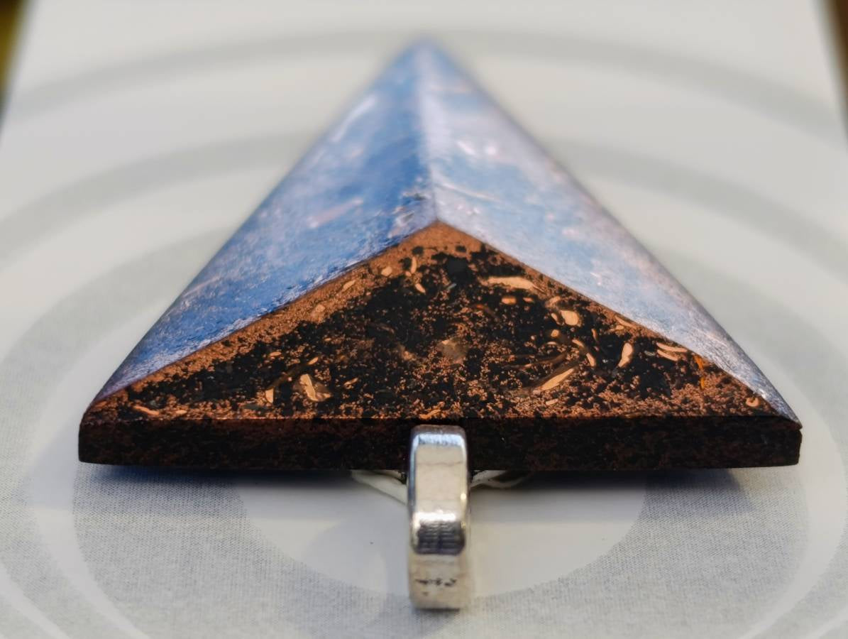 Polished Hand Crafted Orgonite Shield Pendants  - sold per piece - From South Africa - Toprock Gemstones and Minerals 