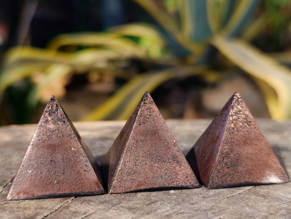 Polished Hand Crafted Orgonite Pyramids - sold per piece - From South Africa - Toprock Gemstones and Minerals 