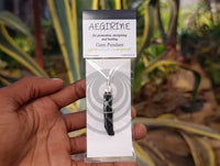 Natural Aegirine Crystals with Silver Wire Wrap - Sold per Piece - South Africa