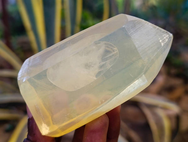 Clear Quartz Glycerin Handmade Soap With Lemongrass Essential Oil - sold per soap - From South Africa
