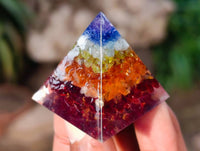 Polished Piezoelectric Chakra Pyramid - sold per piece - From Bulwer, South Africa