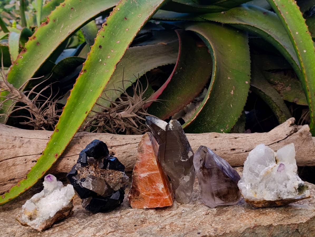 Natural Mix Of Namibian Specimens x 6 From Namibia - Toprock Gemstones and Minerals 