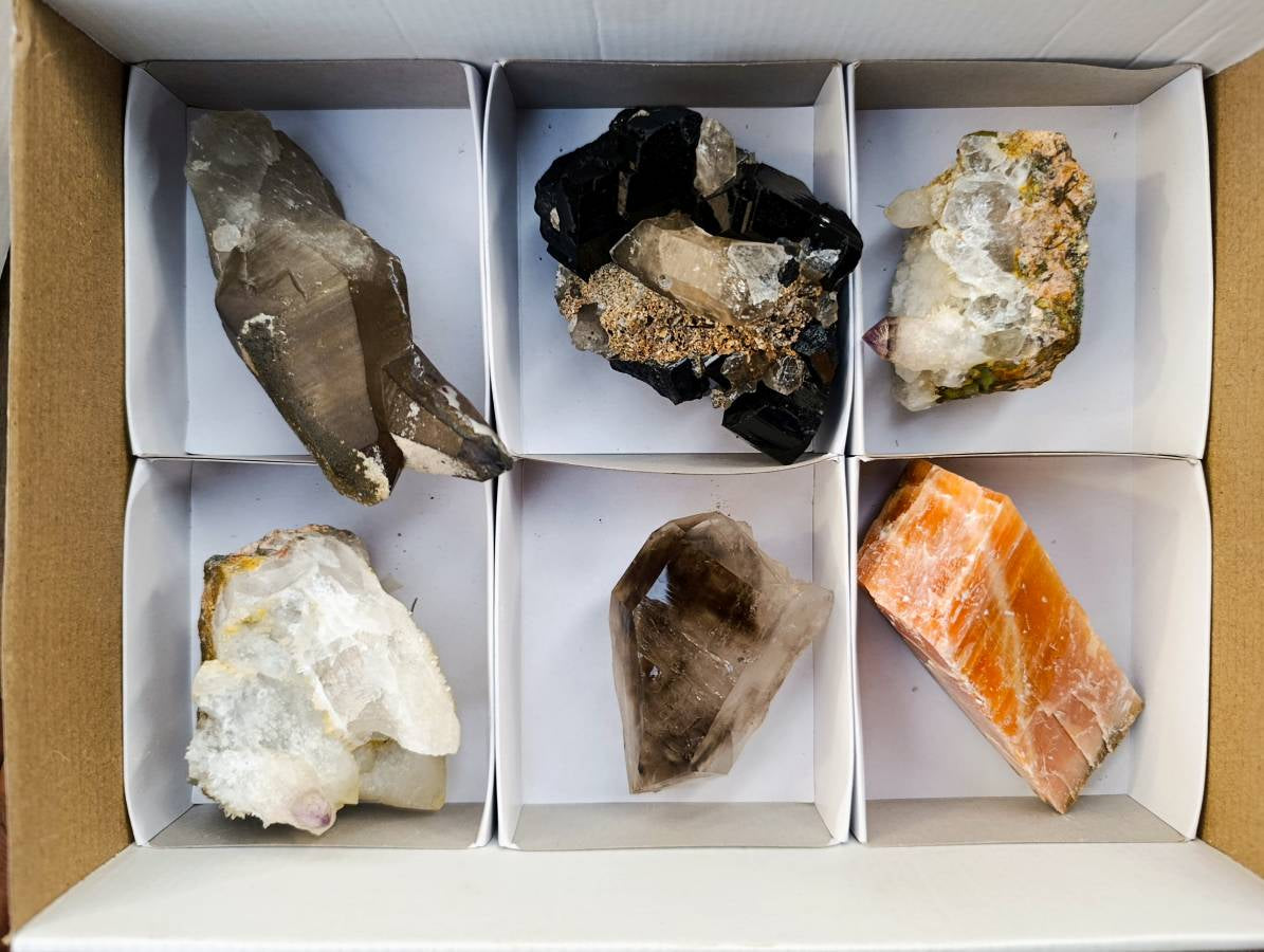 Natural Mix Of Namibian Specimens x 6 From Namibia - Toprock Gemstones and Minerals 