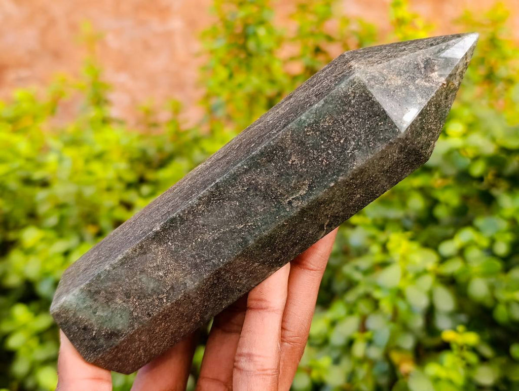 Polished Green Fuchsite Points x 4 From Madagascar - Toprock Gemstones and Minerals 