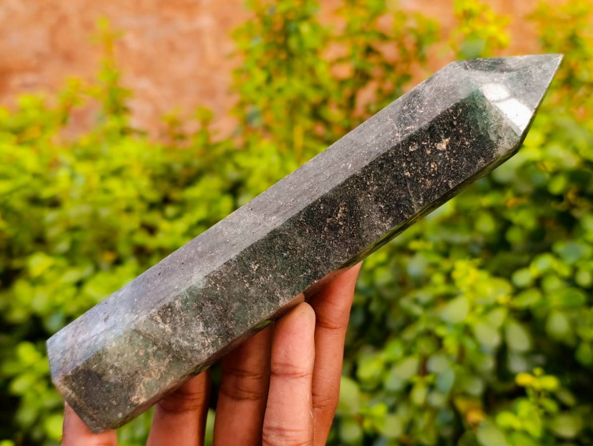 Polished Green Fuchsite Points x 4 From Madagascar - Toprock Gemstones and Minerals 