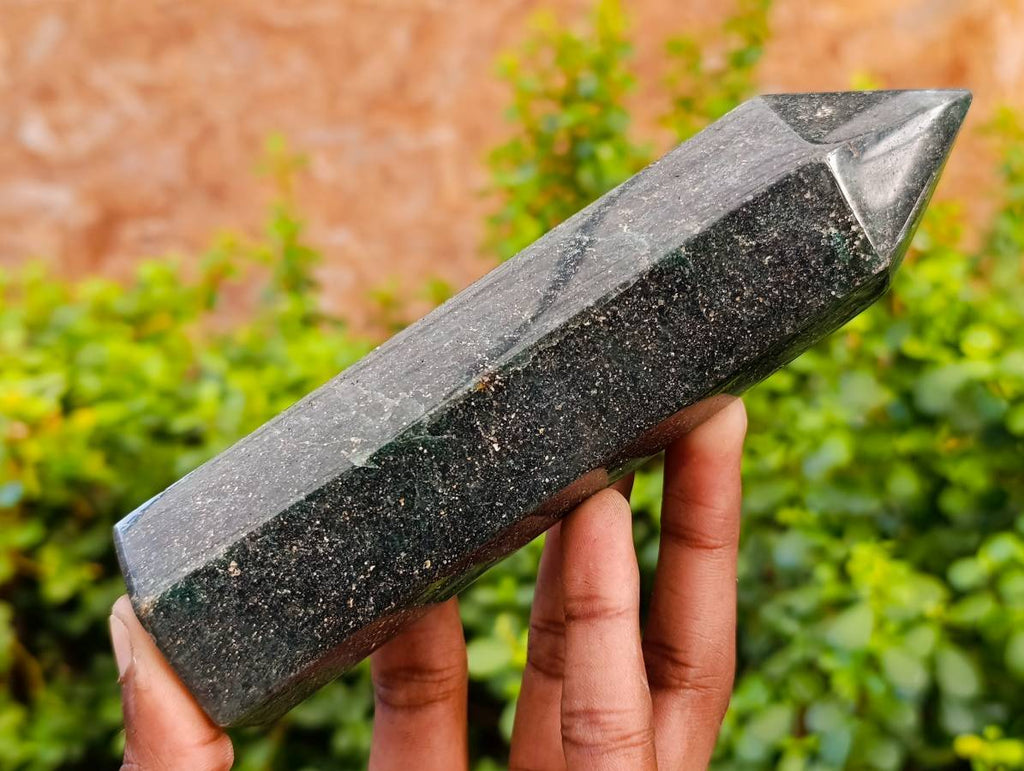 Polished Green Fuchsite Points x 4 From Madagascar - Toprock Gemstones and Minerals 