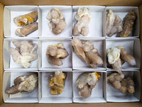 Natural Amethyst Spirit Quartz Specimens x 15 From Boekenhouthoek, South Africa