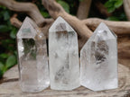 Polished Clear Quartz Crystals x 12 From Madagascar - Toprock Gemstones and Minerals 