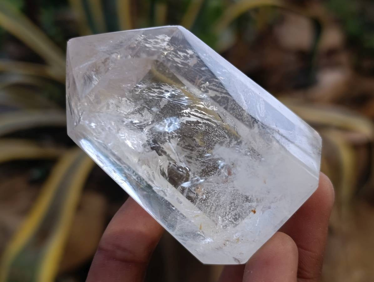 Polished Clear Quartz Crystals x 6 From Madagascar - Toprock Gemstones and Minerals 