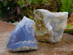 Natural Blue Lace Agate Geode Specimens x 12 From Nsanje, Malawi - Toprock Gemstones and Minerals 