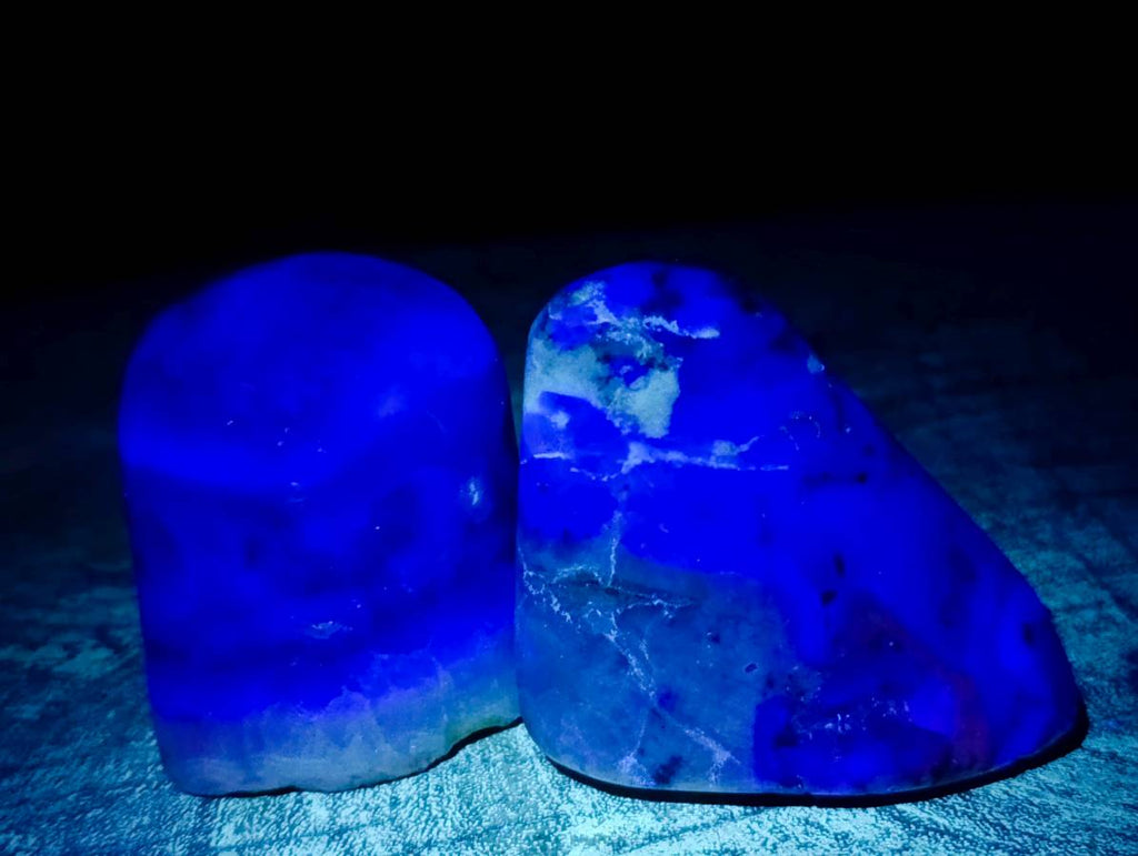 Polished Watermelon Fluorite Free Forms x 8 From Uis, Namibia - Toprock Gemstones and Minerals 