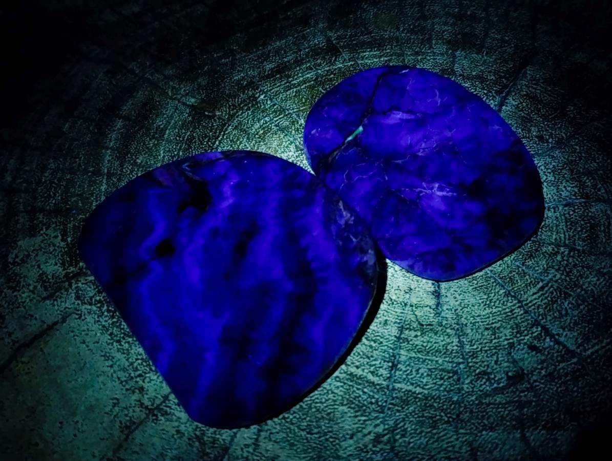 Polished Watermelon Fluorite Free Forms x 8 From Uis, Namibia - Toprock Gemstones and Minerals 