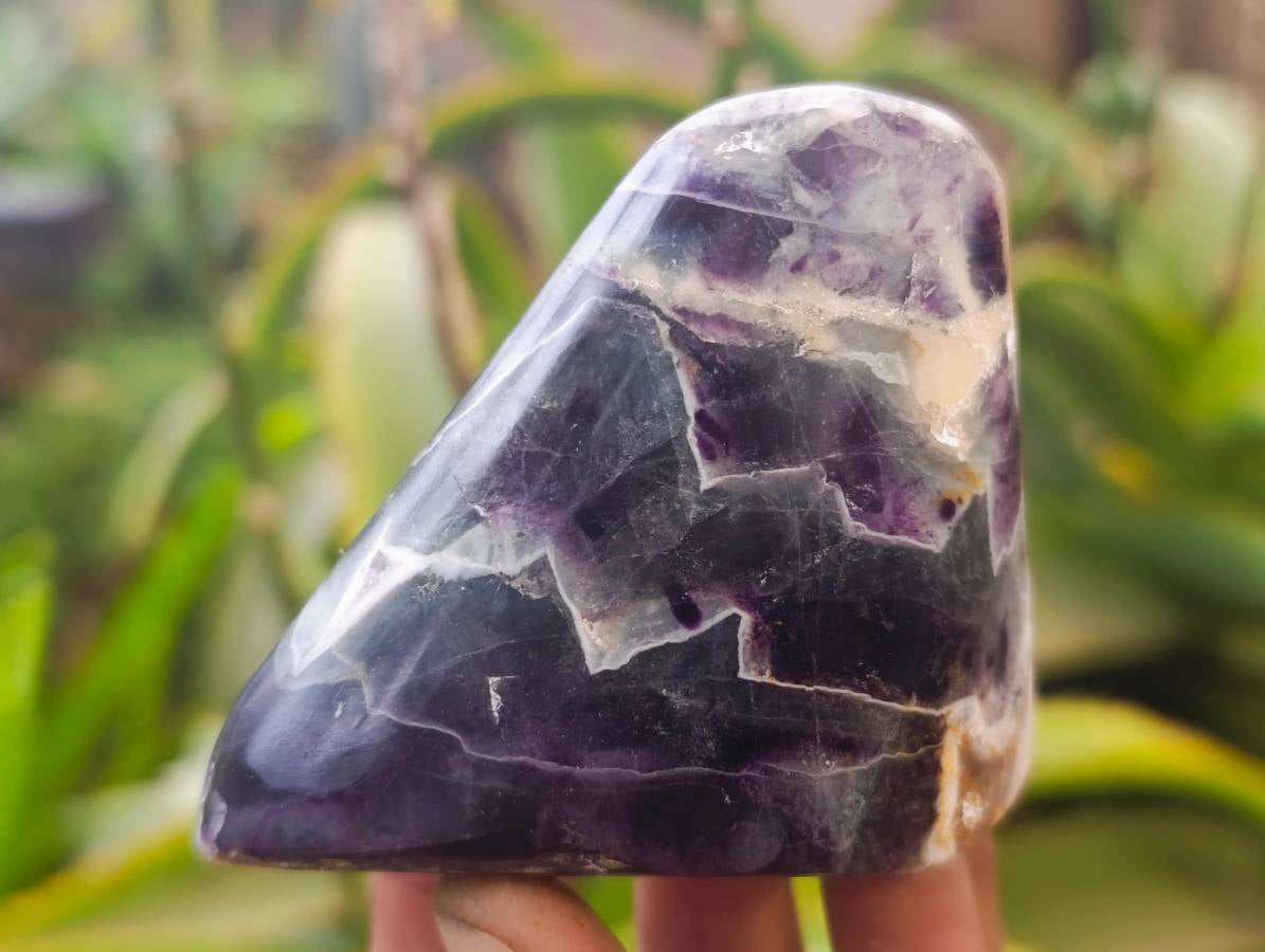Polished Watermelon Fluorite Free Forms x 8 From Uis, Namibia - Toprock Gemstones and Minerals 