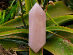 Polished Double Terminated Rose Quartz Points x 2 Madagascar - Toprock Gemstones and Minerals 