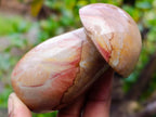 Polished Polychrome Jasper Mushrooms x 6 From Madagascar - Toprock Gemstones and Minerals 