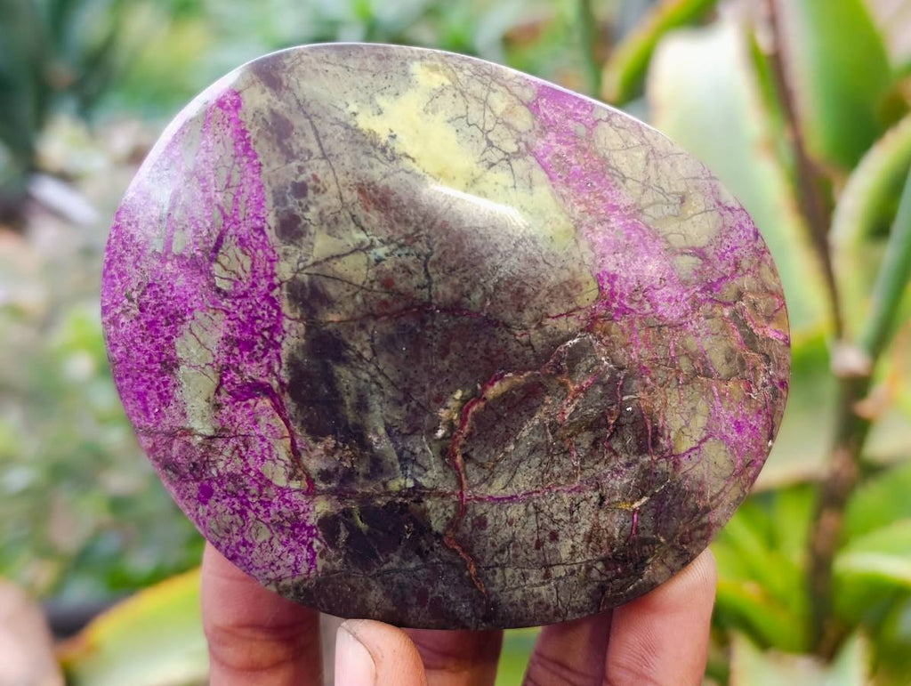 Polished Stichtite Free Forms x 6 From Barberton, South Africa - Toprock Gemstones and Minerals 