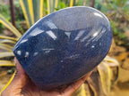 Polished Lazulite Standing Free Forms x 2 From Madagascar - Toprock Gemstones and Minerals 