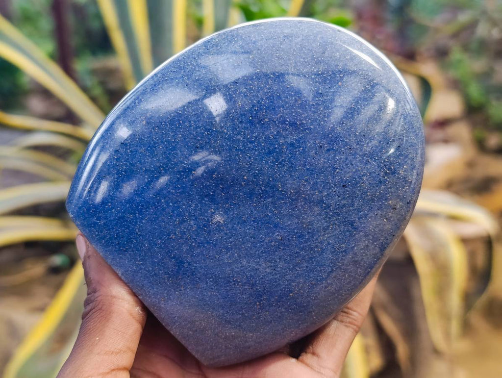 Polished Lazulite Standing Free Forms x 2 From Madagascar - Toprock Gemstones and Minerals 