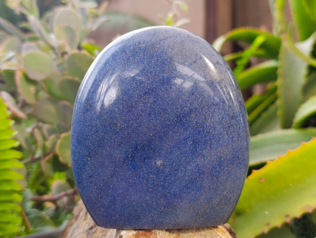 Polished Lazulite Standing Free Forms x 2 From Madagascar - Toprock Gemstones and Minerals 