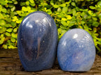 Polished Lazulite Standing Free Forms x 2 From Madagascar - Toprock Gemstones and Minerals 